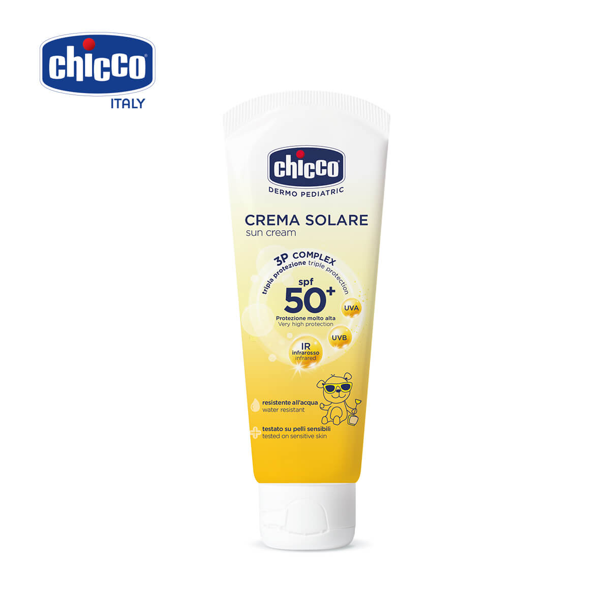 Kem chống nắng 3 tác động spf 50+ chicco 75ml