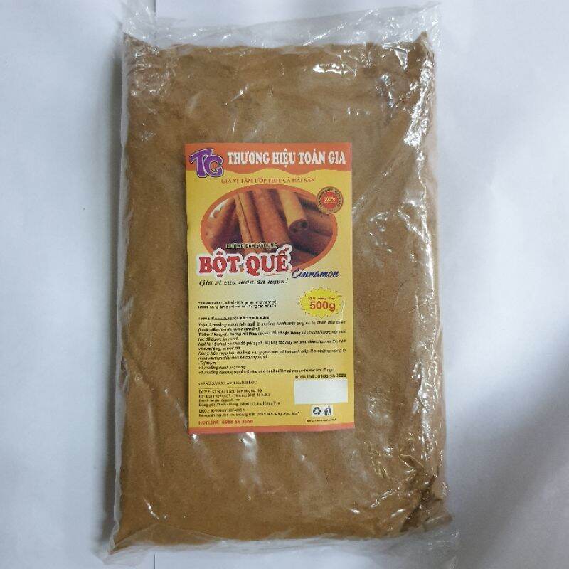 Bột quế nguyên chất toàn gia500g.