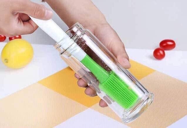 Cọ rửa cốc - bình sữa - lọ thủy tinh silicon tiện ích 3c59