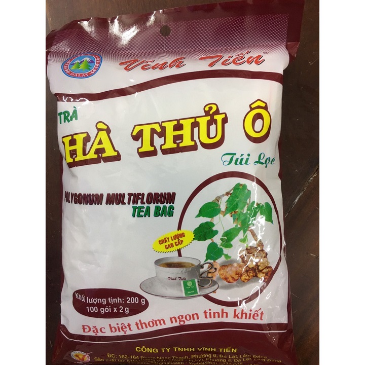 Trà hà thủ ô 100 túi lọc vĩnh tiến – giúp bổ huyết