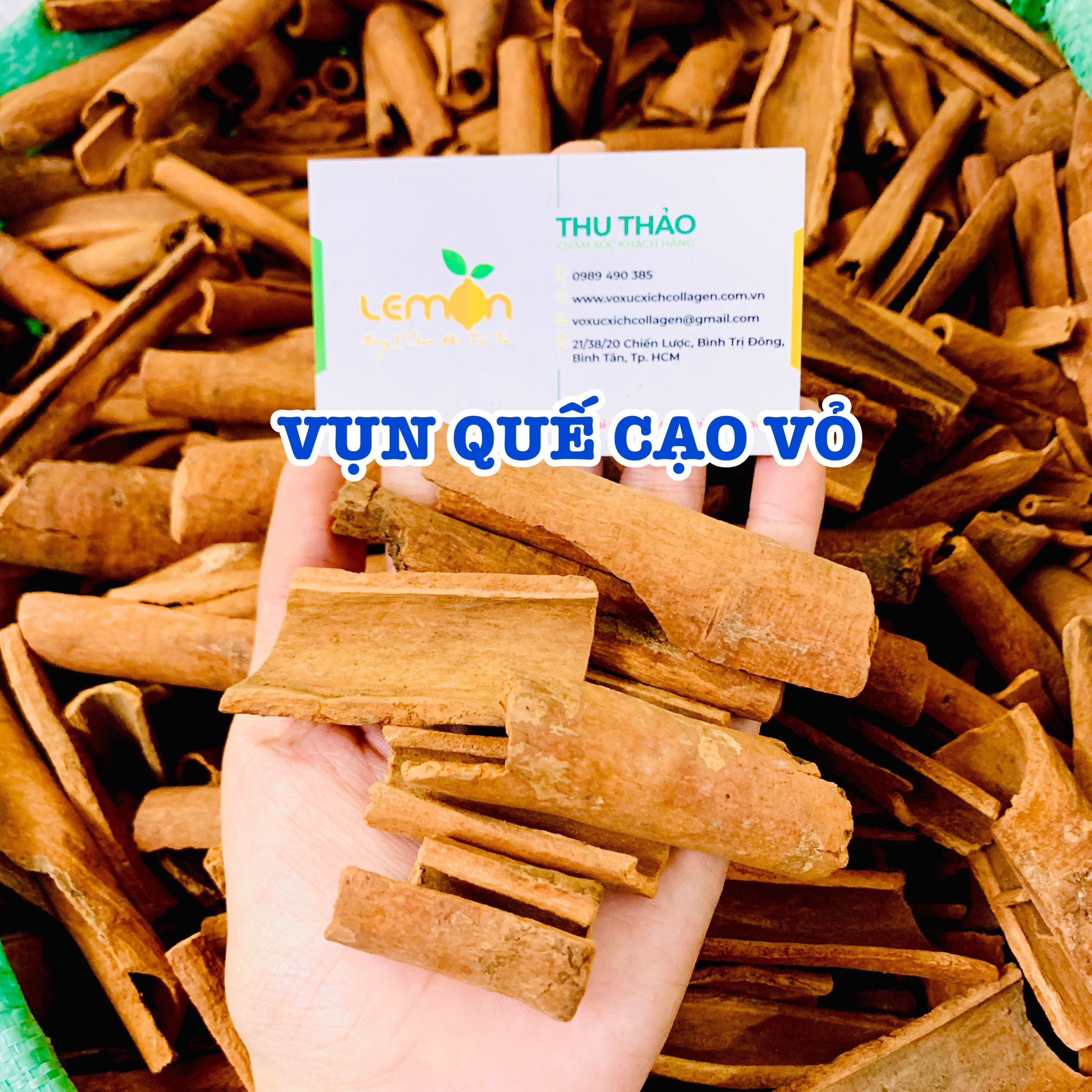 Vụn quế khô loại 1 thơm cay dùng nấu phở, làm gia vị, pha trà