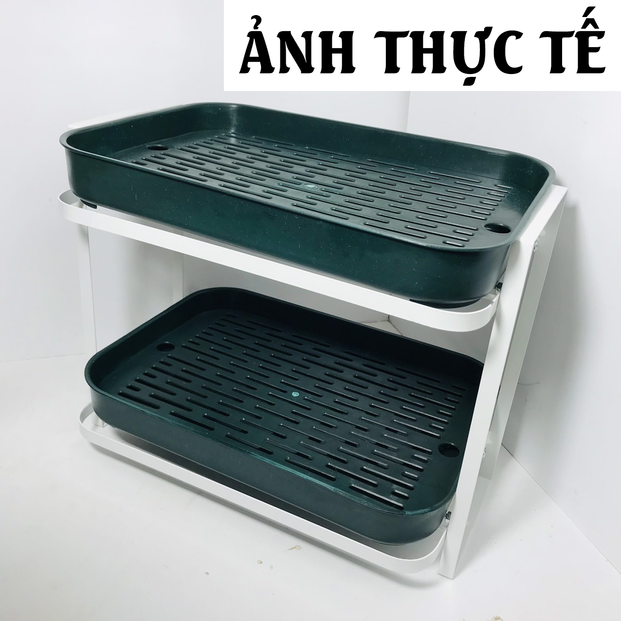 Kệ úp ly, chén, cốc khay úp ly 2 tầng để chén, kệ để chén đa năng, kệ để gia vị khung thép cao cấp không gỉ dieulinhshop