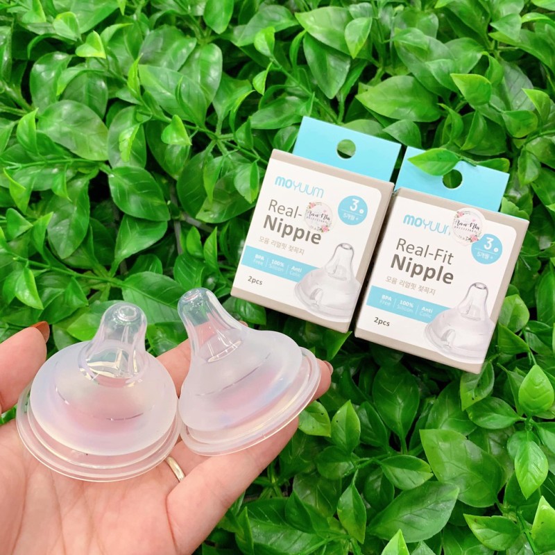 Núm ty thay thế bình sữa Moyuum