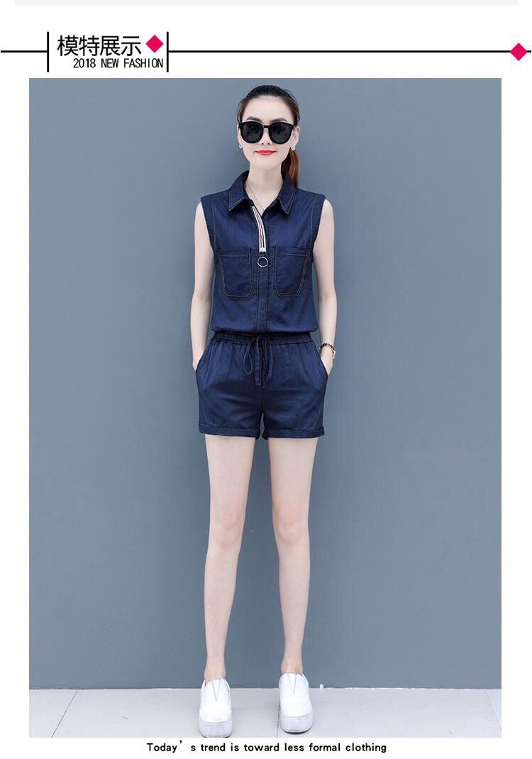 JUMSUIT PHỐI TÚI NGỰC EO THUN S641