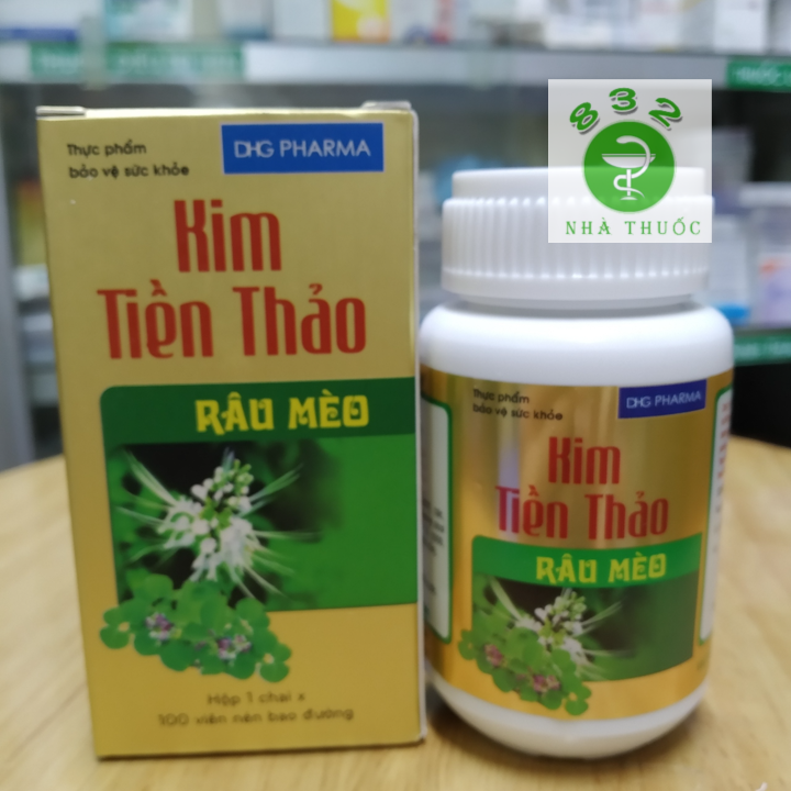 Kim Tiền Thảo Râu Mèo hộp 100 viên
