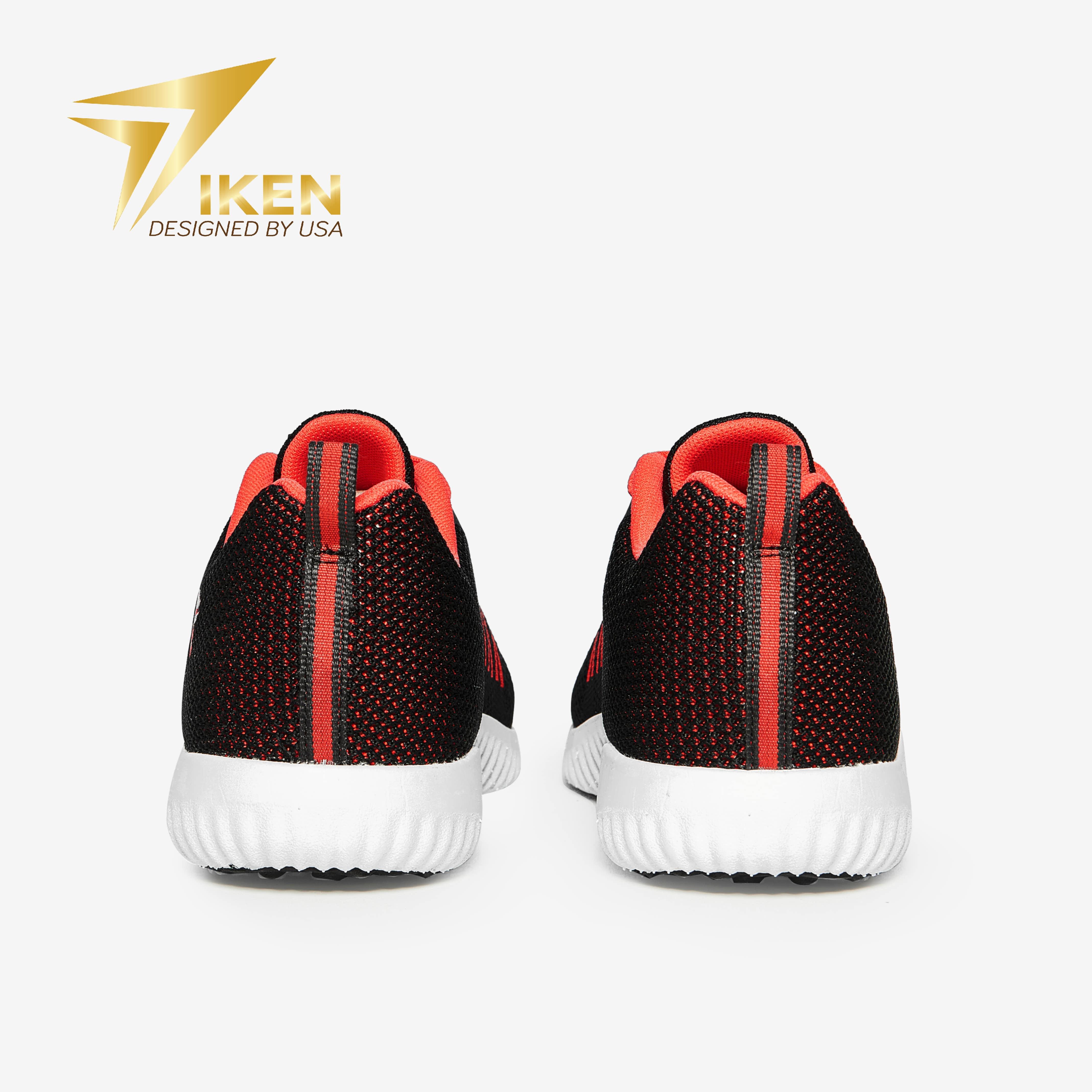 Giày thể thao nữ IKEN Raz - Đỏ Đen