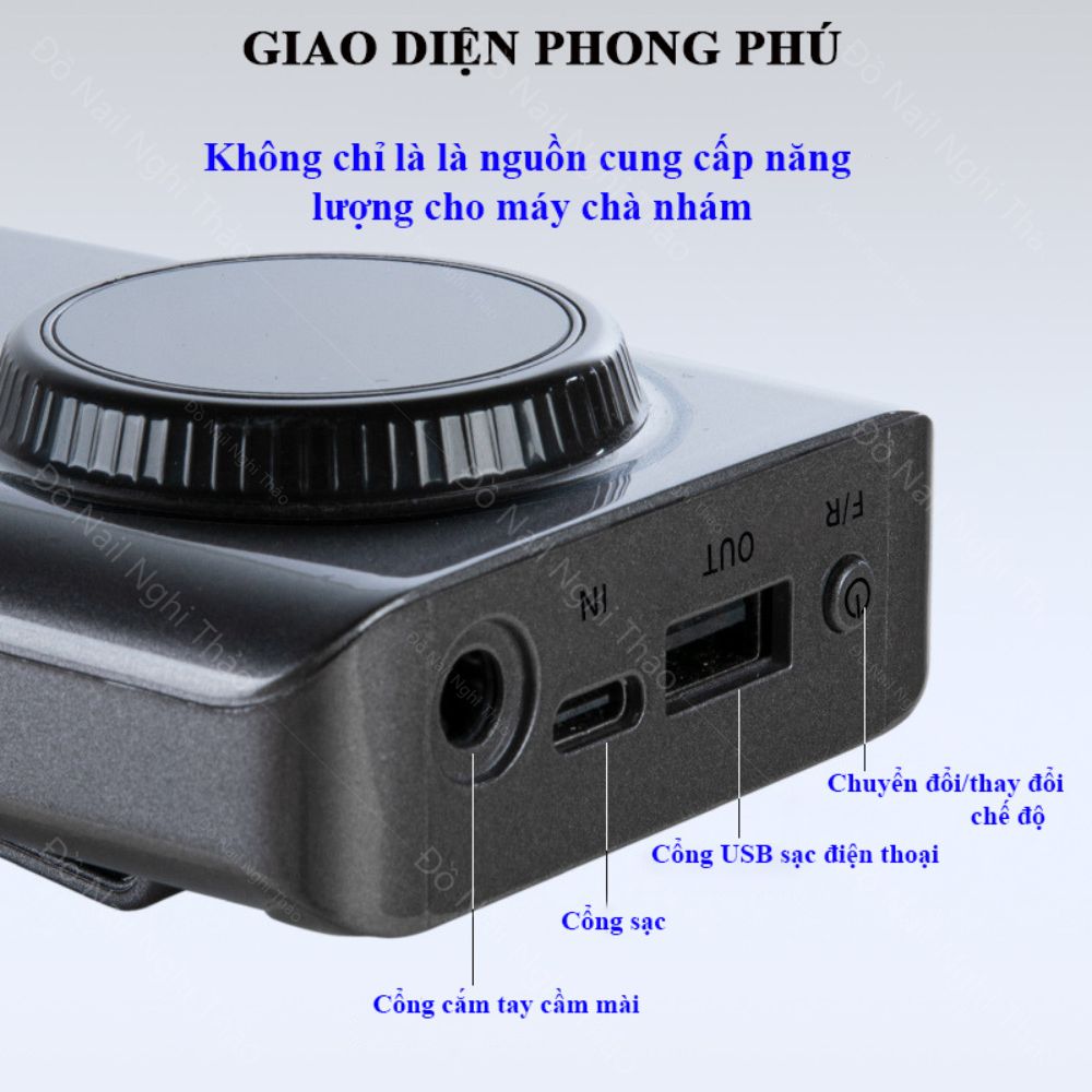 Máy mài móng tích điện cầm tay Jeliva