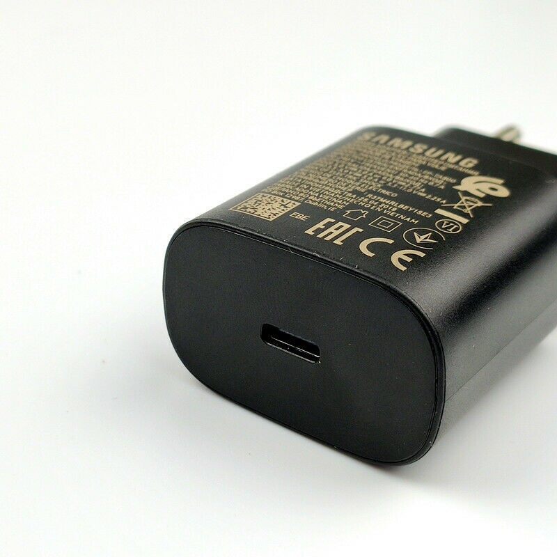 Bộ Sạc Nhanh Samsung 25w Chính Hãng, Củ Sạc Nhanh Samsung Cổng Type C Cho Samsung Note 10 Note 20 A71 A70 A80 A90 S20 S20+ S20 Ultra, Có Thể Dùng Cho Các Dòng Máy Samsung, Oppo, Realme, Xiaomi...Vv