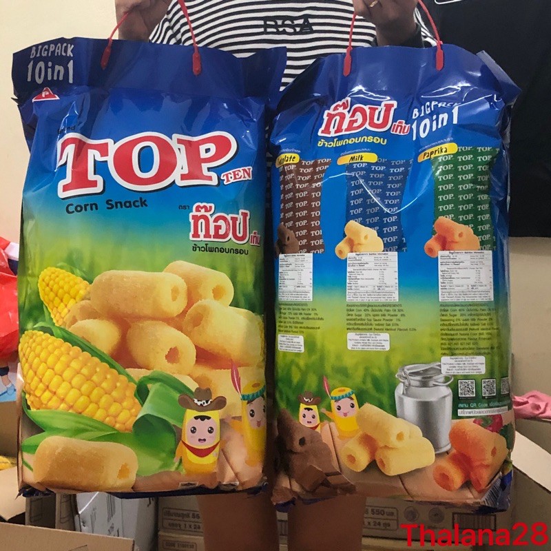 SNACK Que TÔM / BẮP KHỔNG LỒ - Thái Lan