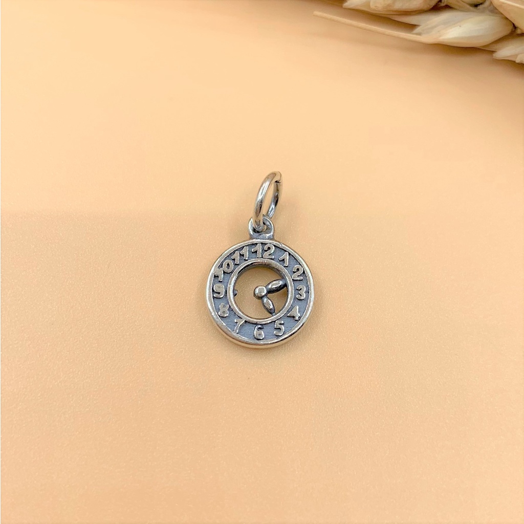 Charm treo đồng hồ ý nghĩa tôi yêu bạn - charm bạc 925 - mã cb645