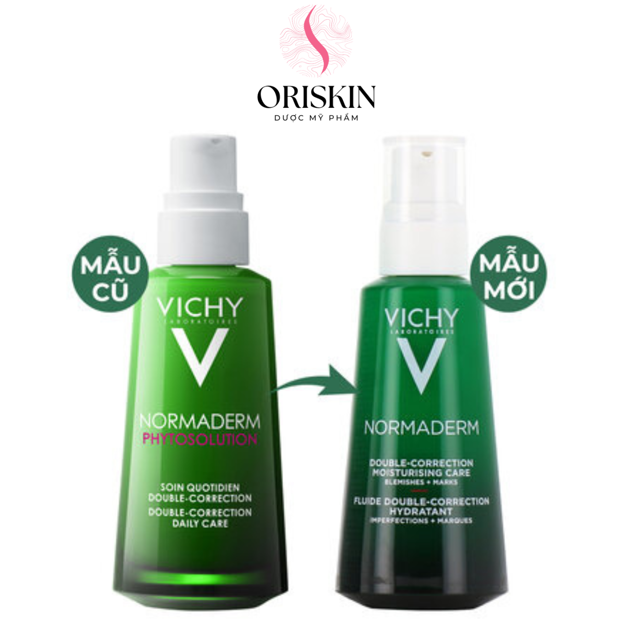 Vichy Kem Dưỡng Dạng Gel Sữa Dành Cho Da Mụn Với Tác Động Kép Normaderm Phytosolution Double-Correction Daily Care 50Ml