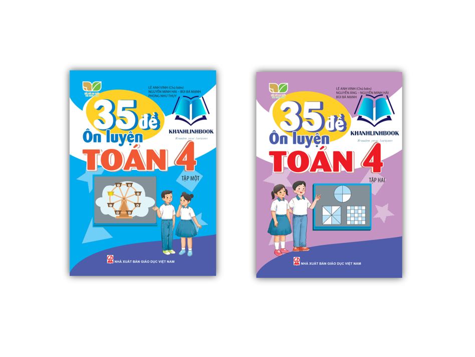 Sách - Combo 35 Đề ôn luyện Toán 4 tập 1 + 2 (Kết nối tri thức với cuộc sống)