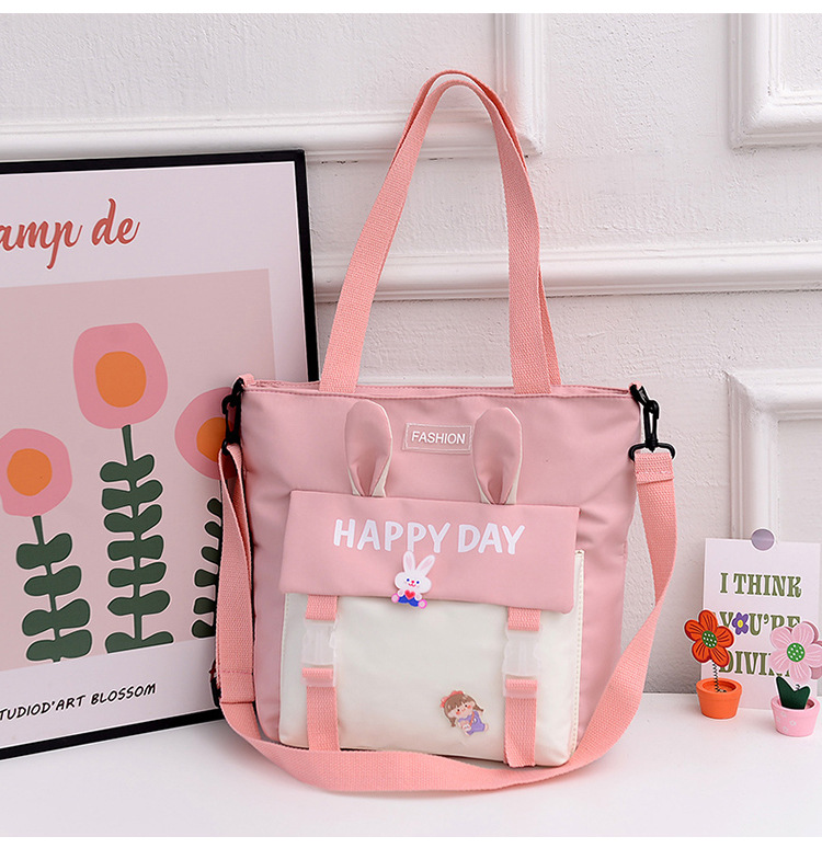 Túi tote vải học sinh đi học size lớn