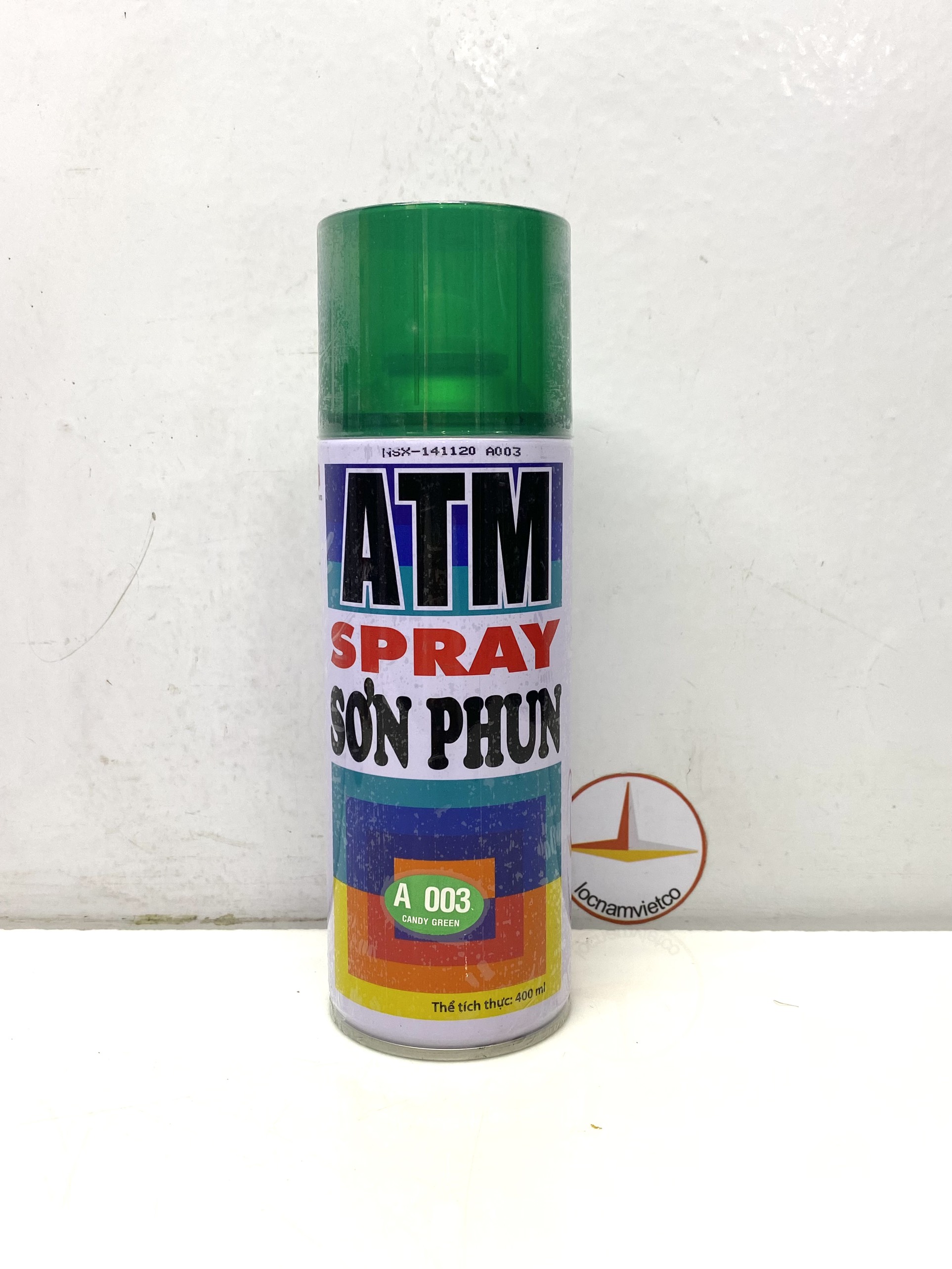 Sơn xịt xe máy ATM màu xanh Candy Green A003