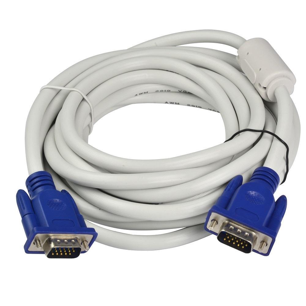 Cable Vga Dài 5m Màu Trắng