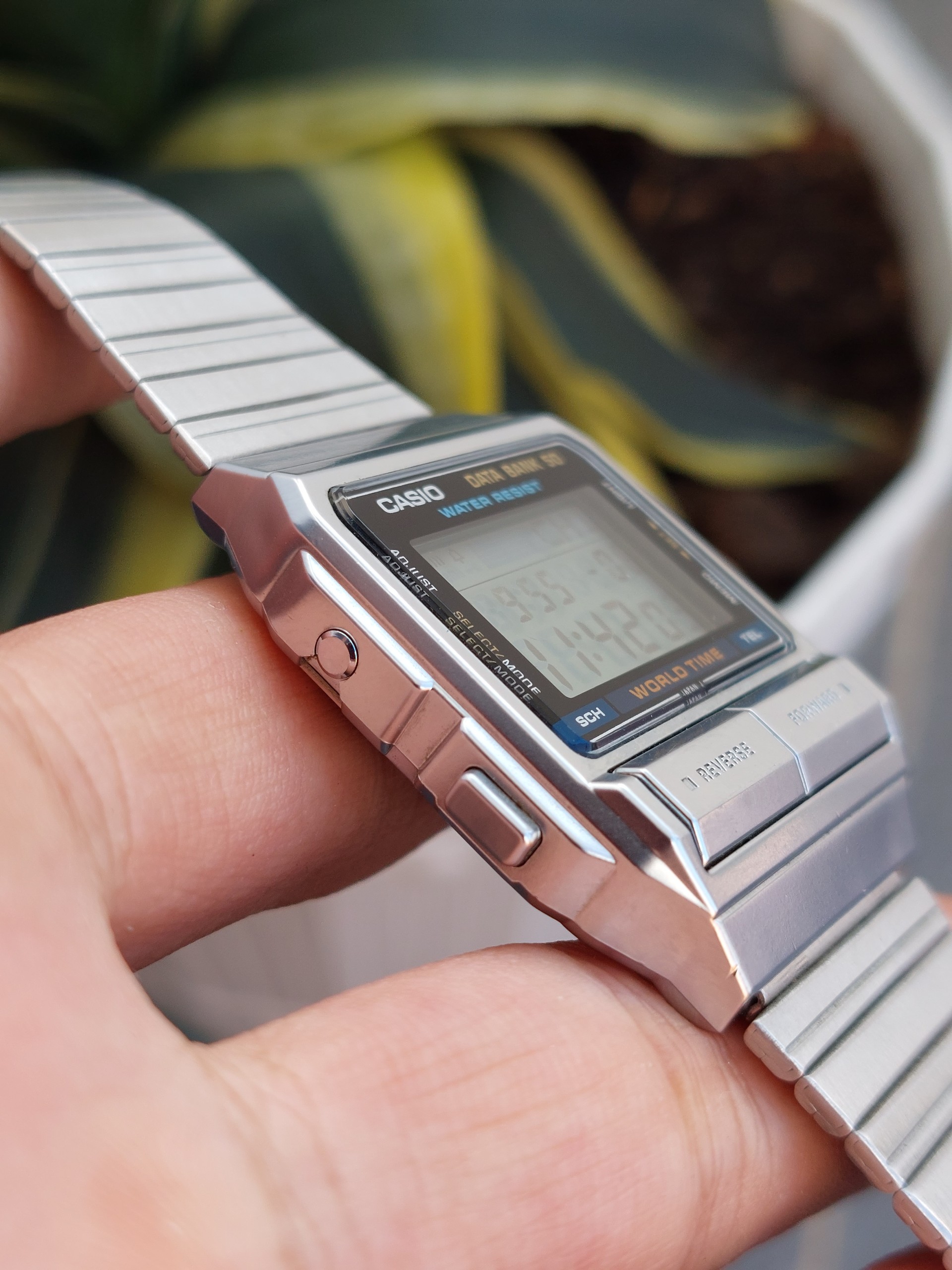 Đồng hồ nam Casio Data Bank.50 chạy pin hàng Si