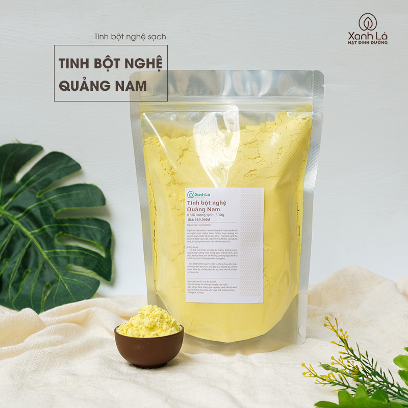 Tinh bột nghệ nguyên chất organic, thủ công La'zen