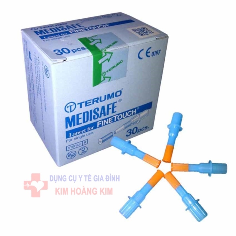 Kim lấy máu Terumo thử đường huyết (30 cây)