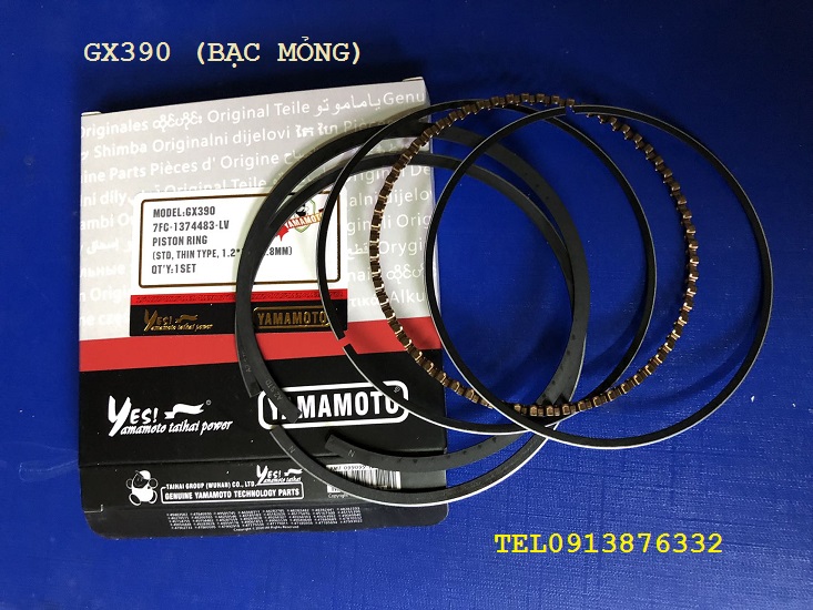 Bạc séc măng mỏng 68MM, 77MM, 88MM, 90MM 92MM máy xăng 168F 188F 190F 192F GX160 GX390 GX420 GX460