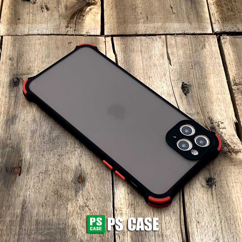 Ốp lưng chống sốc toàn phần dành cho iPhone 11 Pro Max - Màu Đen - PS Case Phân Phối