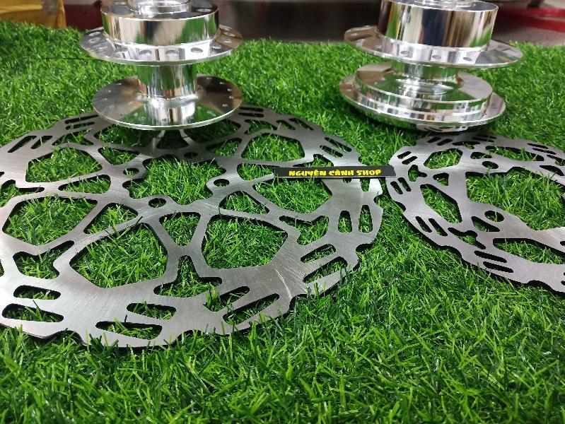 [HCM]Đùm xe raider mạ crom full đĩa trước và sau
