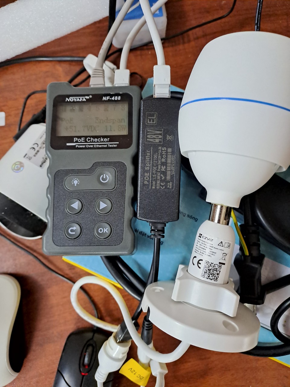 Bộ test và kiểm tra mạng POE Noyafa NF-488 ( chính hãng )