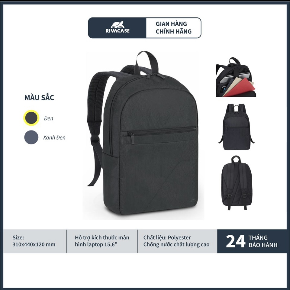 QUÀ TẶNG Balo Laptop Rivacase 8065 15.6 inch - Hàng Chính Hãng