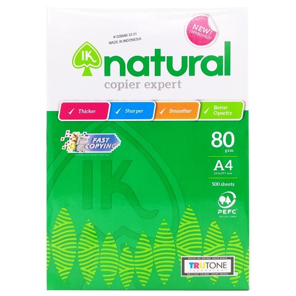 Giấy in A4 Natural định lượng 70gsm