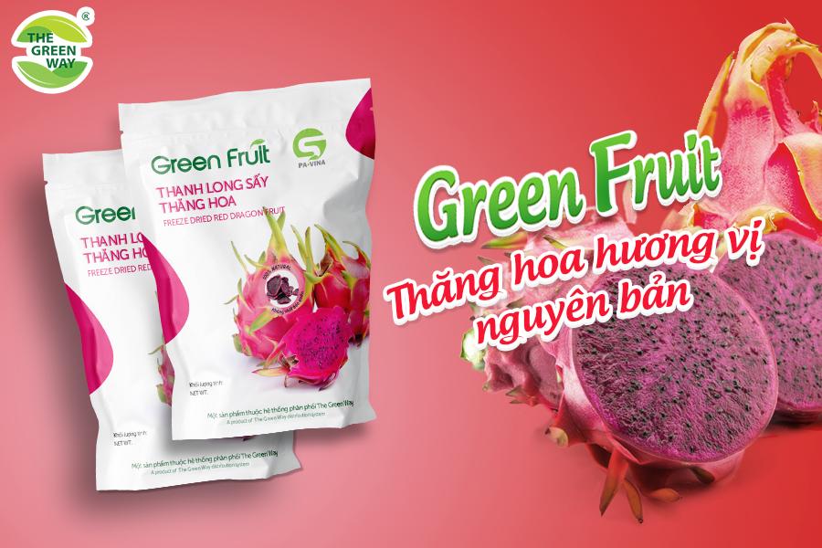 Trái cây sấy thăng hoa Green Fruit (Thanh Long Đỏ)
