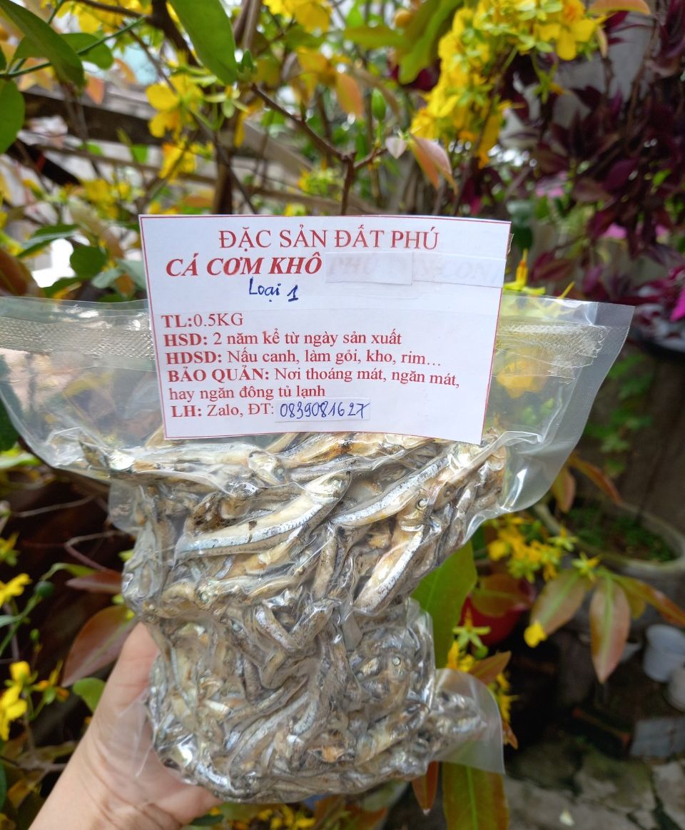 0.5KG CÁ CƠM KHÔ  LOẠI 1 CHẤT LƯỢNG