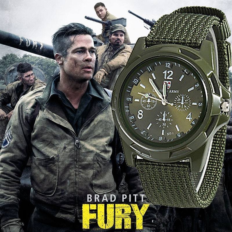 I military army watch (blue)