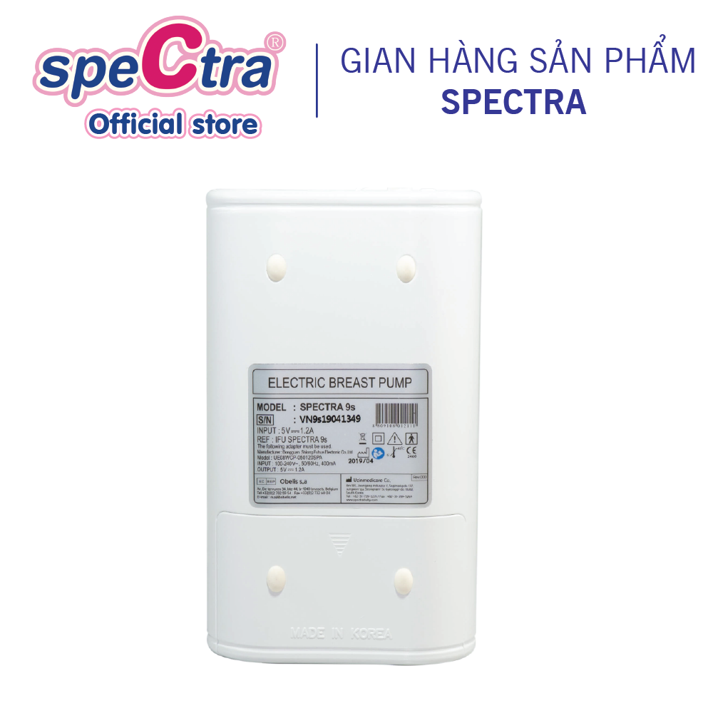 Máy Hút Sữa Điện Đôi Spectra 9S Hàn Quốc (Bảo Hành 1 Năm)