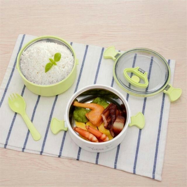 Cặp lồng cơm Bento phong cách Nhật 3 ngăn cao cấp(màu ngẫu nhiên)