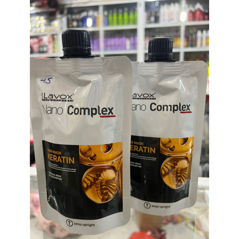 Hấp Dầu Keratin Phục Hồi Tóc Dạng Túi Lavox Nano Complex 150ml
