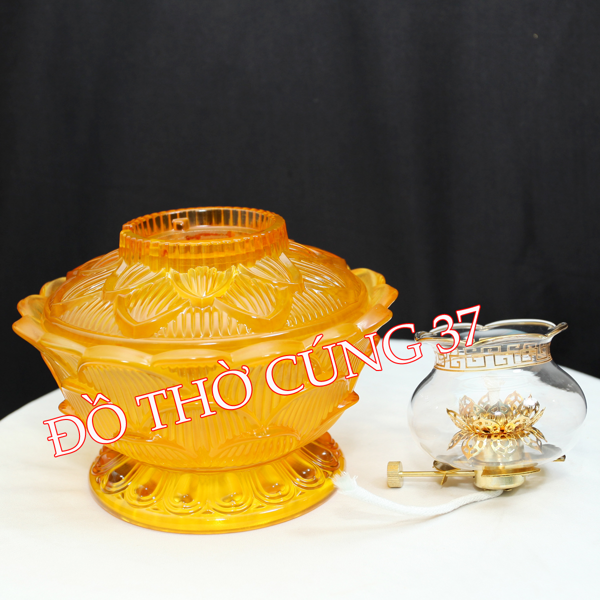 ĐÈN DẦU LƯU LY 6711 - ĐÈN DẦU CÁT TƯỜNG