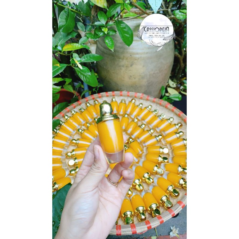 Son dưỡng nghệ gấc hạnh nhân handmade