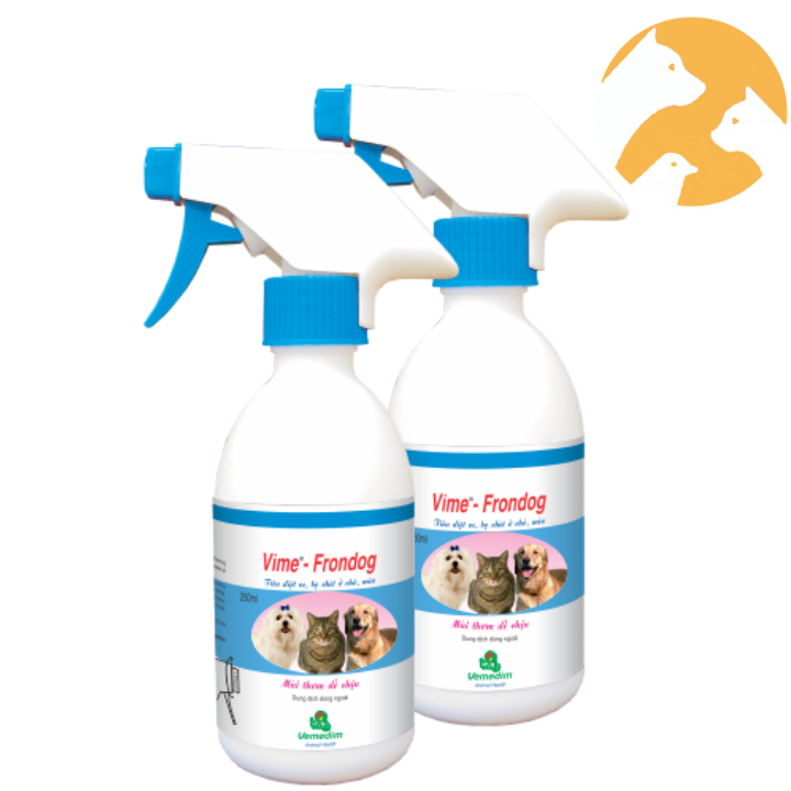 Vime- FRONDOG xịt trị ve, bọ chét ở Chó Mèo