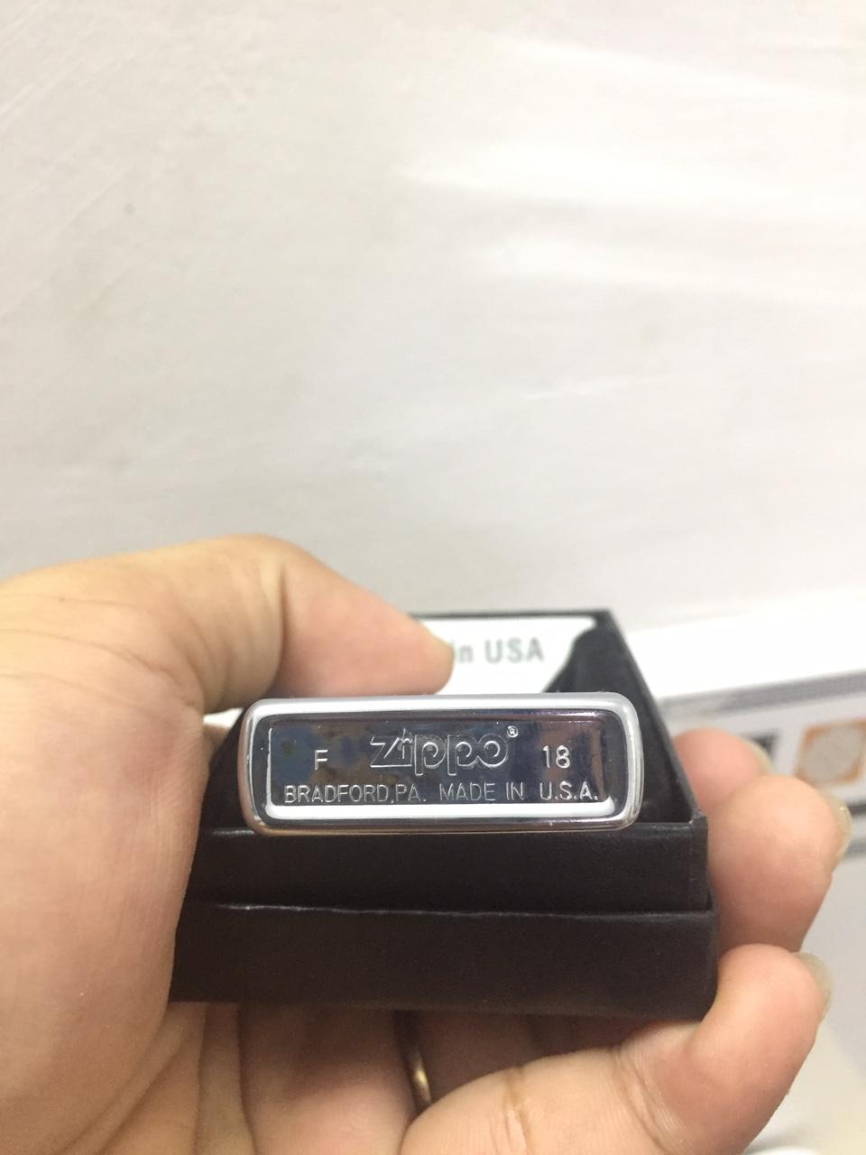 [HCM]Bật Lửa Zippo USA Mạ Chrome Cao Cấp