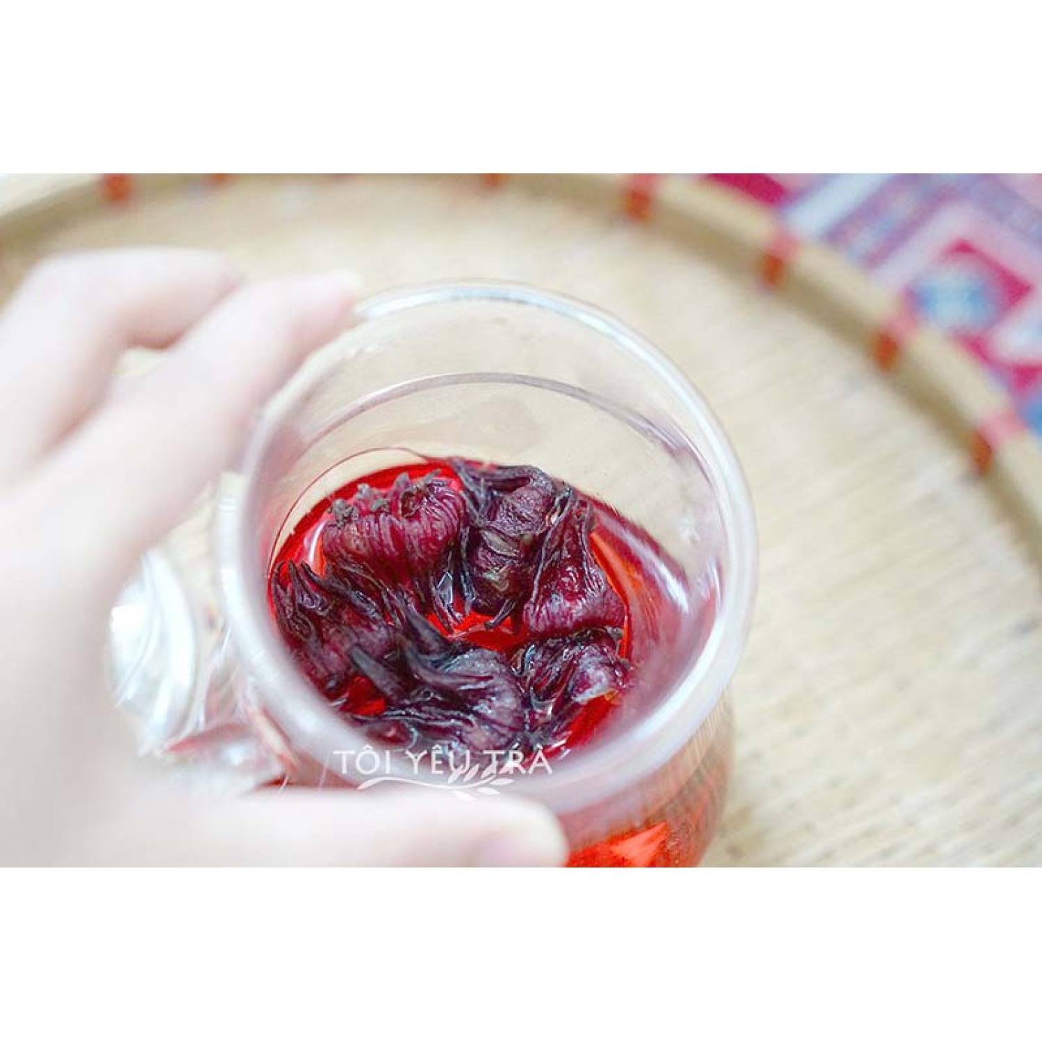 Trà Hoa Atiso đỏ (Hibiscus) Nguyên Bông Cao Cấp Từ Tôi Yêu Trà