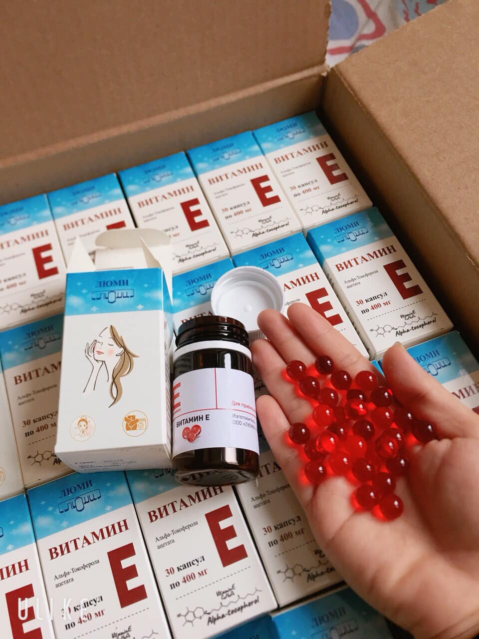 Vitamin E đỏ Nga 400mg Hũ nhựa 30v