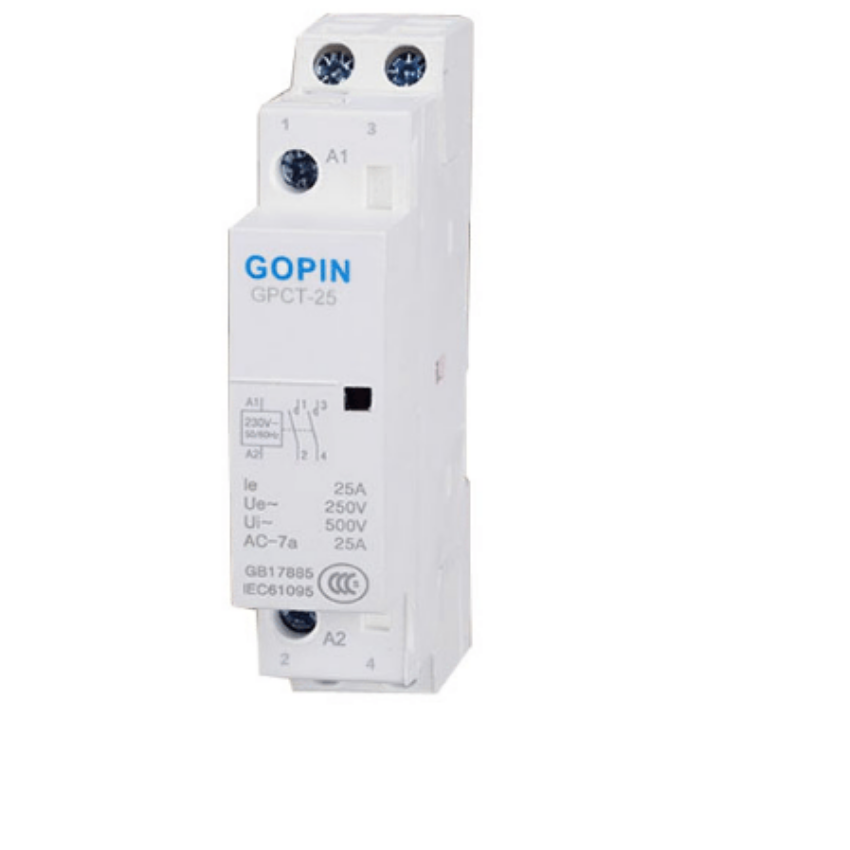 Bộ Khởi Động Từ 1 Pha Goping 25A-220V Contactor (Xám)
