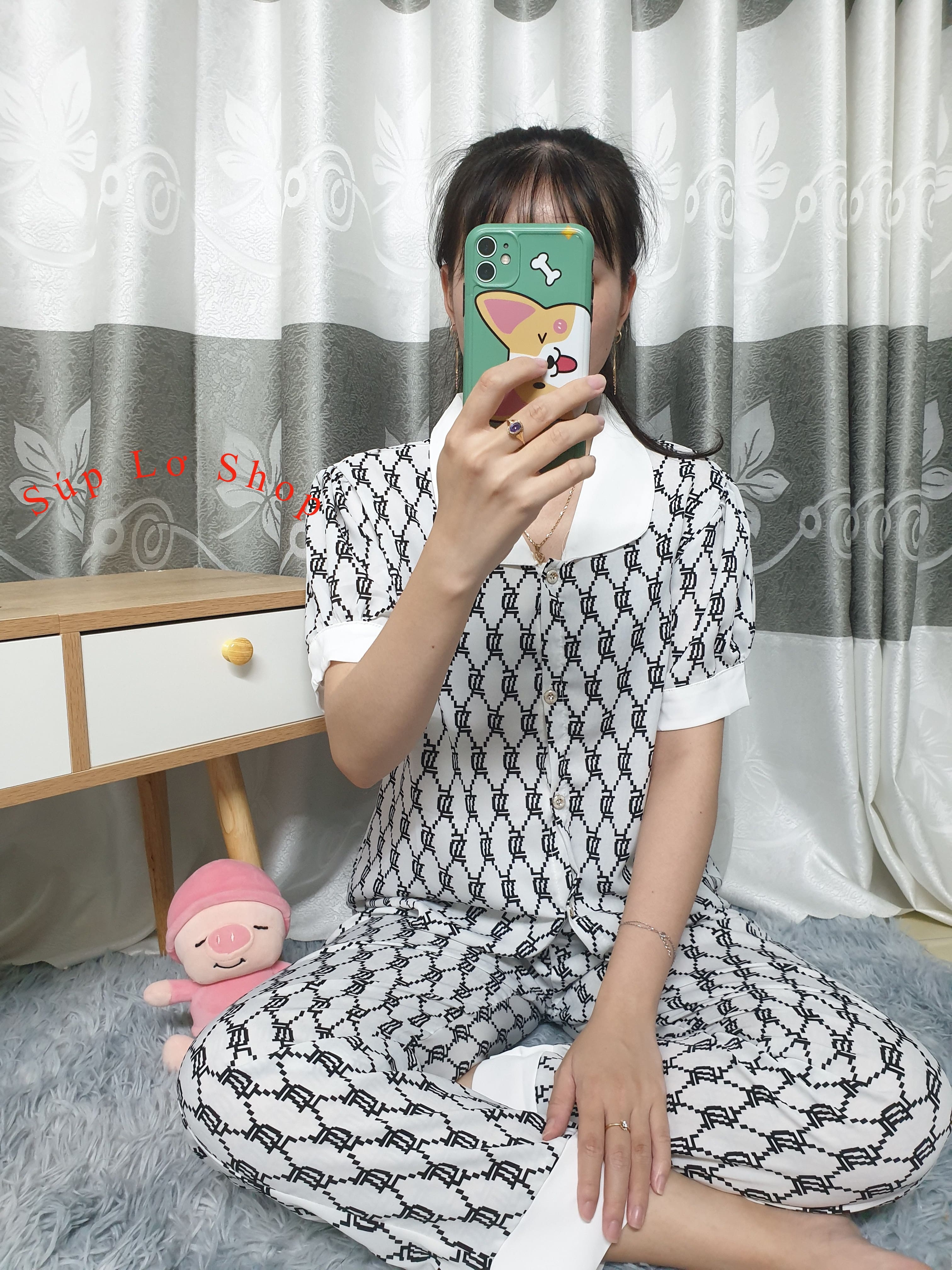 Đồ Bộ, Đồ Ngủ Nữ Pijama - Vải Lụa Mango Loại 1 Cao Cấp