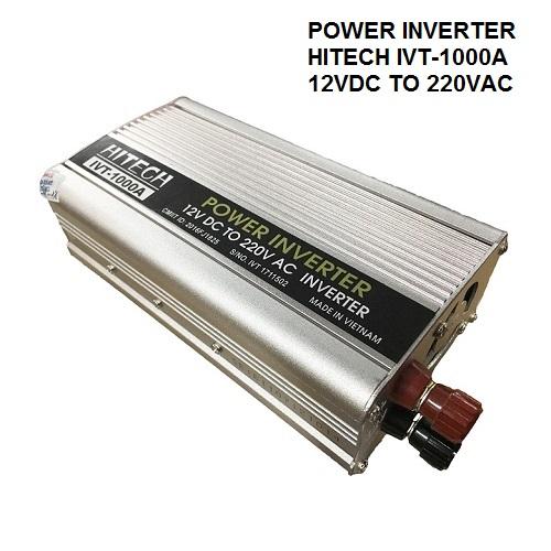 Máy đổi điện 12vdc sang 220vac hitech ivt-1000a