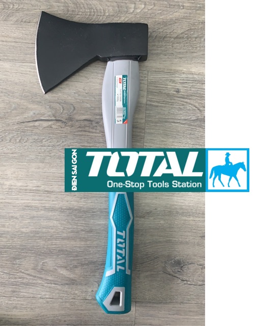 Búa rìu đi rừng chặt cây dã ngoại cán nhựa 1Kg 43cm TOTAL THT7810006 HAX02010008
