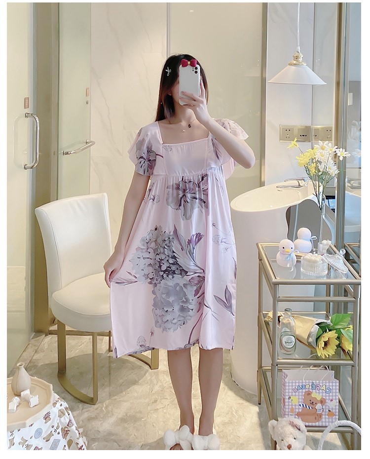 Váy 2 Dây Lanh Mặc Nhà VN55
