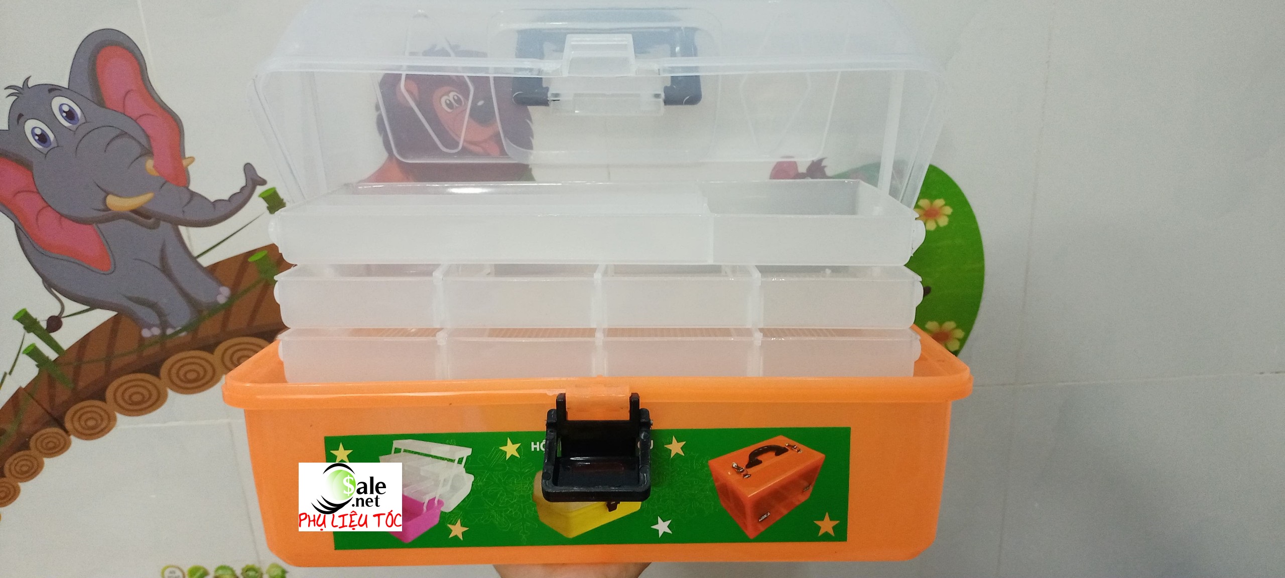 [HCM]Thùng đựng đồ trang điểm lớn - Cốp đựng dụng cụ làm nail