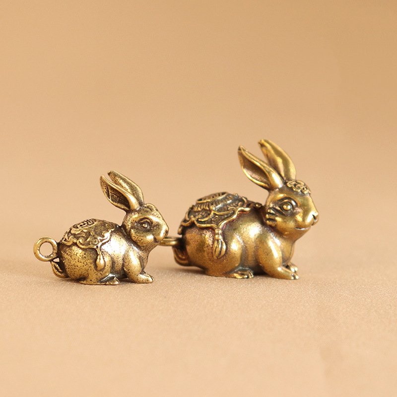 Tượng Phong Thủy Hình Con Thỏ (Kích Thước: 2 Size)