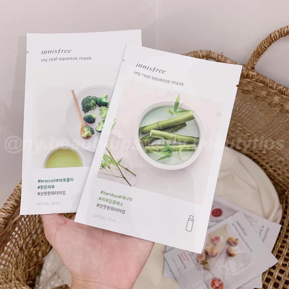 Combo 10 Mặt nạ dưỡng ẩm làm đẹp da Hàn Quốc (Mix nhiều vị)
