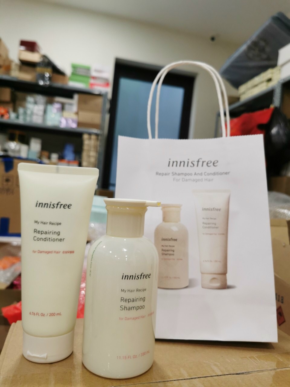 [HCM]Bộ 2 chai Dầu gội và dầu xả phục hồi dành cho tóc hư tổn My Hair Recipe Repairing Shampoo