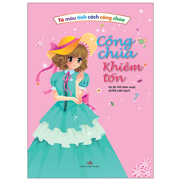 Fahasa - tô màu tính cách công chúa - công chúa khiêm tốn